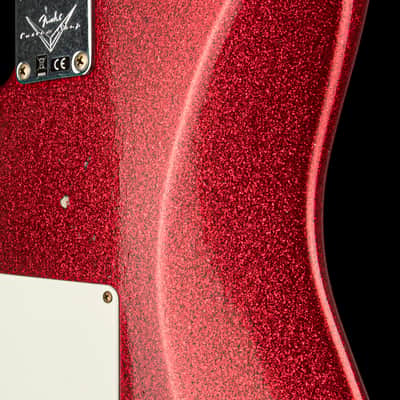 Fender Custom Shop Limited Edition '69 Stratocaster Journeyman Relic - Aged Red Sparkle #81036 image 13