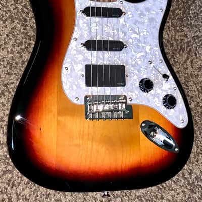 2022 Fender Player Stratocaster sunburst electric  guitar emg pickups image 5