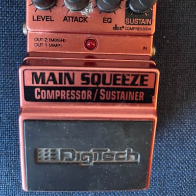 DigiTech Main Squeeze Compressor Sustainer Pedal | Reverb
