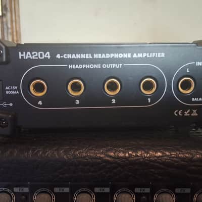 Live Wire HA204 4-Channel Headphone Amplifier 2010s - Black image 4