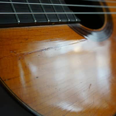 Teruaki Nakade No. 20 Classical Guitar 1964 Tokyo Handmade w/ Hard Case – Refret, Crack Repair, Setup image 12