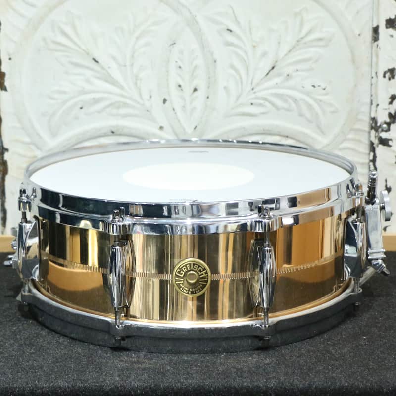 Used Gretsch USA Custom Bronze Snare Drum 14X5in image 1