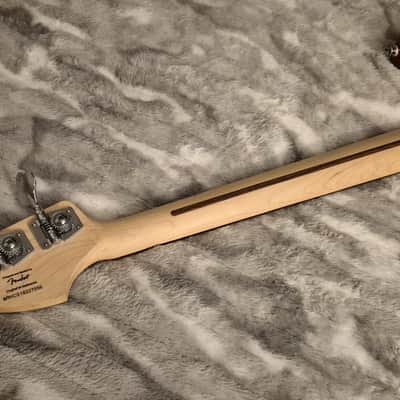 Squier Vintage Modified Jaguar Bass Special SS - 30" Short Scale - Candy Apple Red - 2018 - Black Headstock - 4-String - Fender Gig Bag image 12