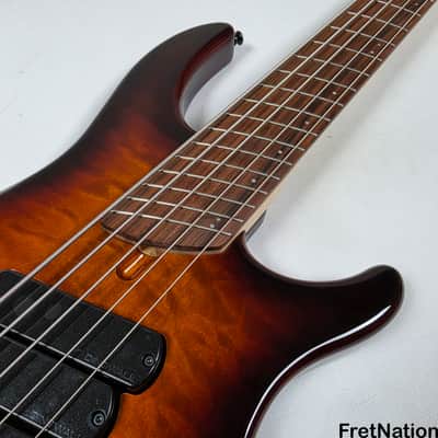 Dingwall Combustion C3 5-String Vintage Burst w/ Pau Ferro Fingerboard 9.38lbs 19474B B-Stock image 11