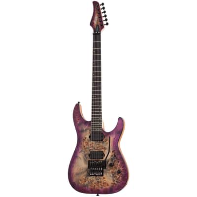Schecter C-6 FR Pro - Wenge Fingerboard, Aurora Burst image 14