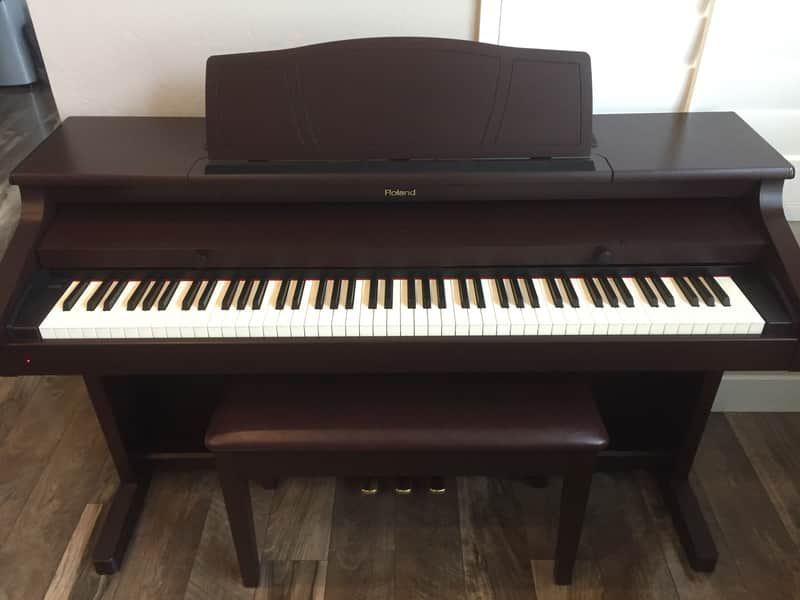 ROLAND KR-7 Digital Intelligent Piano Mahogany | Reverb