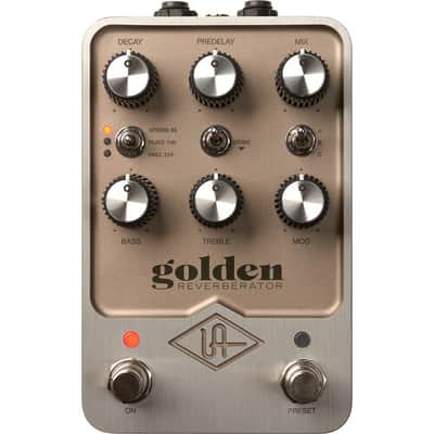 Universal Audio GOLDEN Reverberator Stereo Effects Pedal image 2