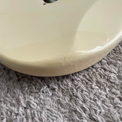 Fender Jimmie Vaughan Tex Mex Stratocaster 1996 Vintage MIM Olympic White Guitar image 14