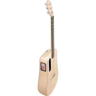 Lava Music L9220009 ME 4 Carbon Fiber 38” Acoustic / Electric Guitar With Gig Bag, Soft Gold image 8