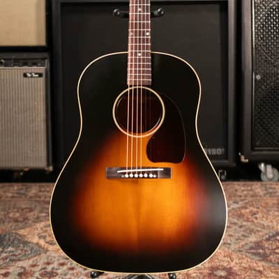 Gibson Custom Shop 1942 Banner J-45 Acoustic Guitar - Vintage Sunburst with Hardshell Case image 3