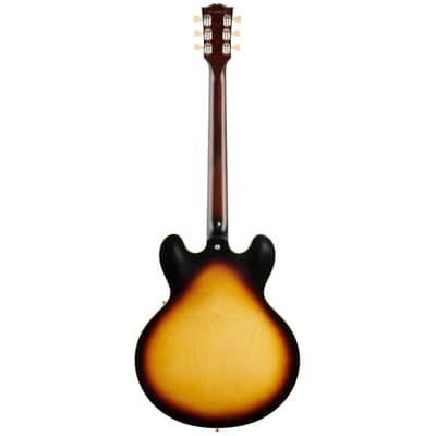 Gibson ES-335 Dot Satin Electric Guitar, Vintage Burst image 6