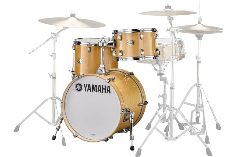 Yamaha 12/14/18" Stage Custom Bop Kit Drum Set - Natural Wood image 1