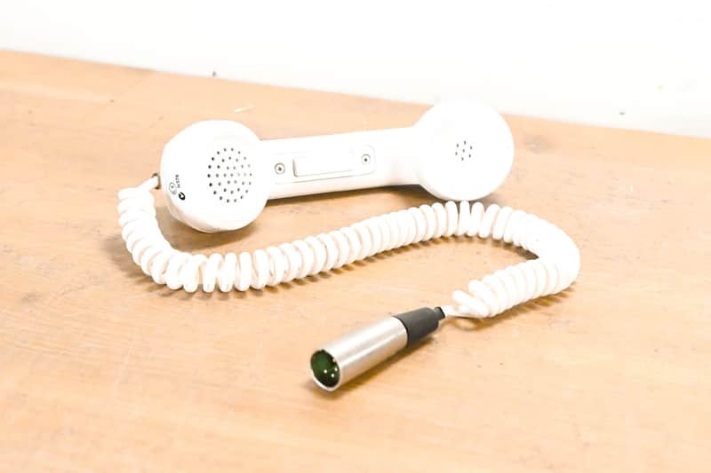 RTS HS-6A Telephone-Style Intercom Handset (White) CG011SH image 1