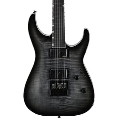 ESP LTD MH-1000 EverTune Electric Guitar, Charcoal Burst image 7