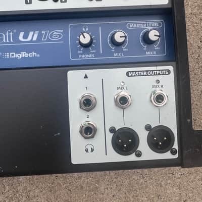 Soundcraft Ui-16 Rackmount 16-Channel Digital Mixer with WiFi Router 2010s - Blue/Silver image 2