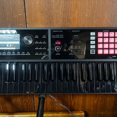 Roland FA-06B 61-key Music Workstation Ver.2  limited color ALL BLACK w/ bag image 3