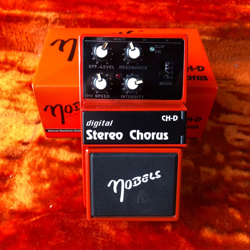 1990s Nobels CH-D Digital Stereo Chorus Red