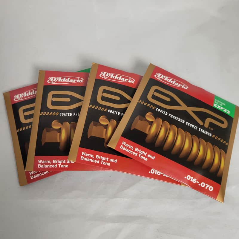 D'Addario EXP23 EXP Coated Baritone Guitar Strings 16-70 2010s - Standard imagen 1