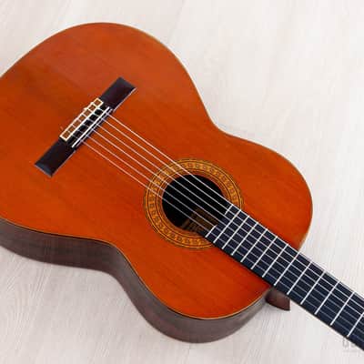 1973 Sakazo Nakade No. 1200Y Vintage Classical Guitar, Spruce + Brazilian Rosewood w/ Case image 10