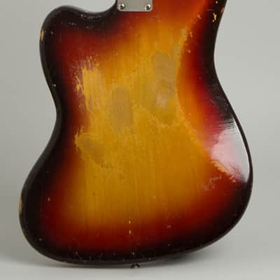 Fender  Jazzmaster Solid Body Electric Guitar (1959), ser. #34376, original tweed hard shell case. image 4