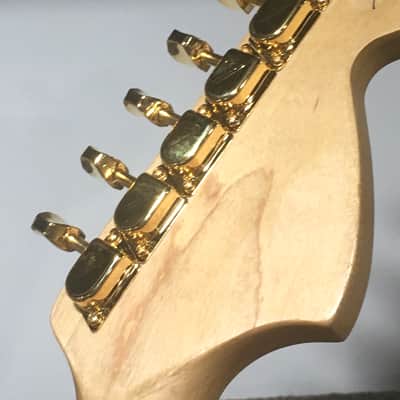Lefty Fender Fullerton 1978-1982 Reissue Chrome Vintage GOLD Left F Tuners Relic image 1