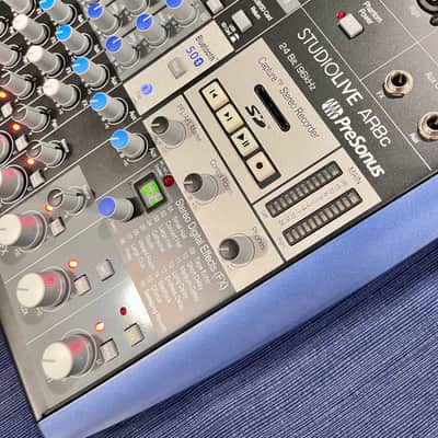 PreSonus StudioLive AR8c 8-Input Mixer / Digital Recorder / Audio Interface 2020 - Present - Gray / Blue image 7