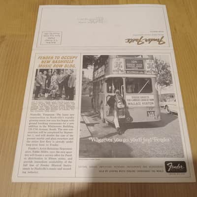 Vintage July 1967 Fender Facts Issue #14 Booklet! Rare, Original Case Candy, Paperwork for Wildwood! image 5