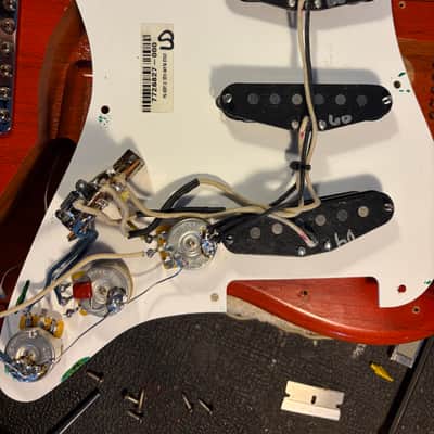 Fender AVRI Stratocaster / Partscaster - Trans Red image 8