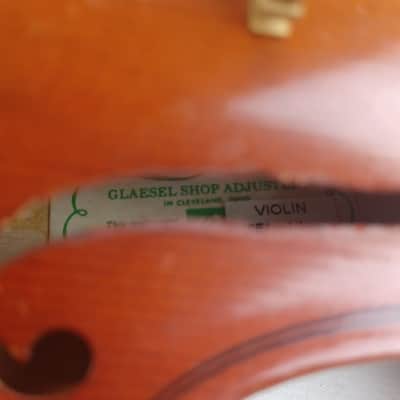 1/4-Size Glaesel VI30E1 Violin +Case +Bow Ser#:E2420 02/99 Antonius Stradivarius image 6