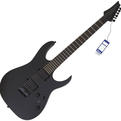 Ibanez RGRTB621 Iron Label Guitar Black Flat B Stock image 1
