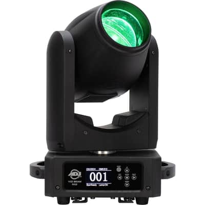 (2) American DJ VIZI Beam RX2 Moving Head Fixture, Rockville RMH2C Case Bundle image 3