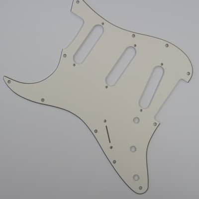 Fender LEFT HAND Standard Stratocaster Pickguard Parchment USA 0056199000 image 1