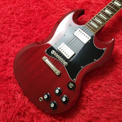 1998 Bacchus BSG-68V SG Standard - Vintage Series - Cherry  - All Original - Made In Japan MIJ image 3
