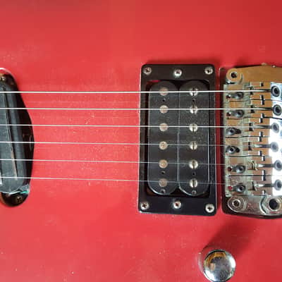 ESP Left Handed Custom Shop Mirage Deluxe c1985 Dark Red Sunburst image 3