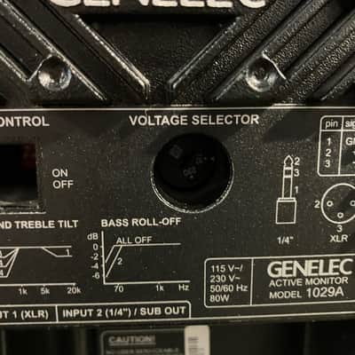 Used Genelec 1029A active studio monitor (pair) image 7
