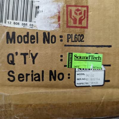 NEW! SoundTech 600 Watt PL 602 Stereo Power Amplifier - Never Displayed! image 8
