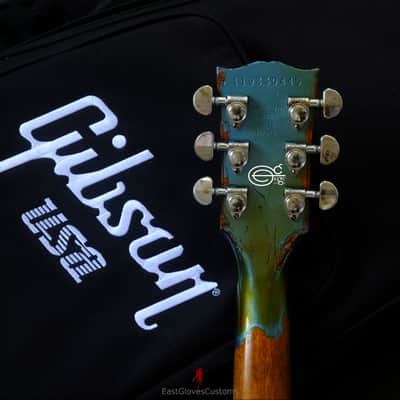 Gibson Les Paul Studio Deluxe II '60s Pelham Blue Aged Relic by East Gloves Customs (Limited Run) image 16