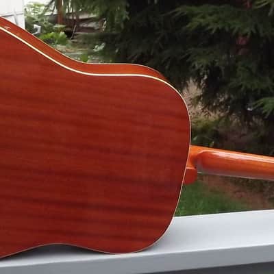Vintage 1960's Made In Japan Kingston V-2 Acoustic Guitar W/OSC image 7