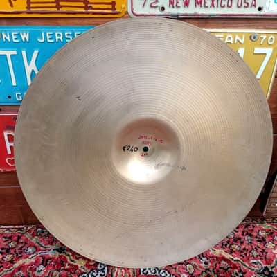 ZILDJIAN A 21” Ride, 1970s (15-C12\5AVAL) image 4