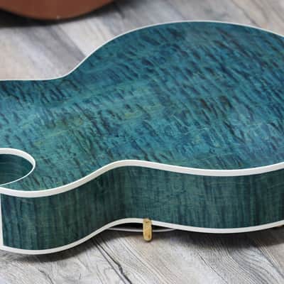 One of a Kind! Gibson L-4 CES Master Model Custom Shop 1997 Turqoise + OHSC! image 16