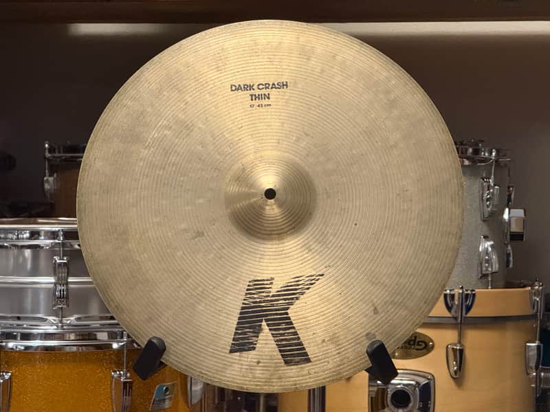 Zildjian 17" K Dark Thin Crash 1224g image 1