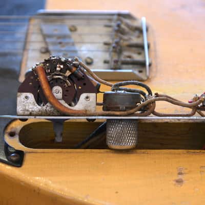 Left handed Lefty LH Fender Telecaster 1951 Butterscotch-The First One EVER Made WATCH THE VIDEO image 11