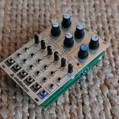 Intellijel Linix Hex Linear VCA / 5:1 VC Mixer Eurorack Synth Module 2013 - 2018 - Silver image 1