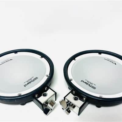 Pair of Roland PDX-8 Mesh Pads with Mount Clamp and Cable PDX8 image 2