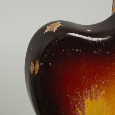 Fender  Jazzmaster Solid Body Electric Guitar (1959), ser. #34376, original tweed hard shell case. image 16