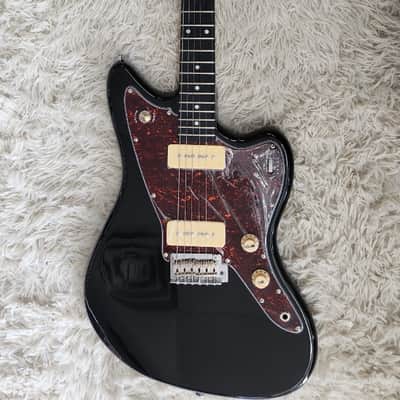 Tagima TW61 BK-DF/TT Offset Electric Guitar w/P90s, Black - B stock - Jazz Mastr image 1