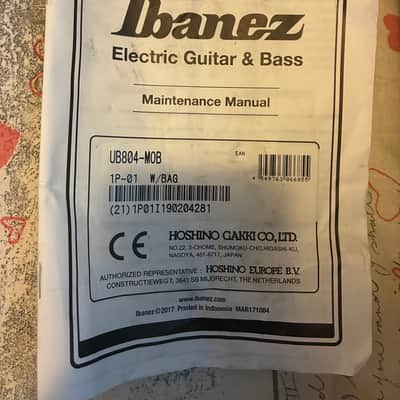 Ibanez UB-804 2019 - Mahogany Oil Burst image 4