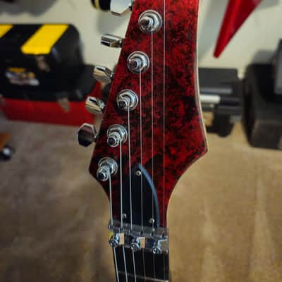 Custom  Matt finish Super Strat Project, with gig bag image 6