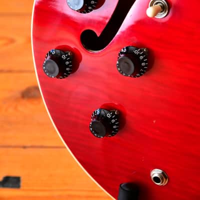 1998 Gibson ES-335 Dot Left-Handed - Cherry Red image 11