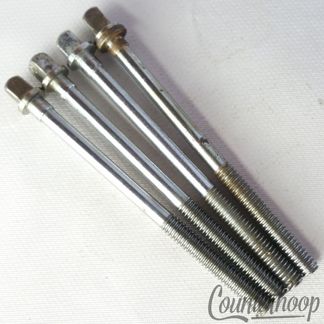 Slingerland 4x Tension T-Rods 3 1/8"Floor Tom Drum Chrome Vintage 50s-60s USA RK — main photograph